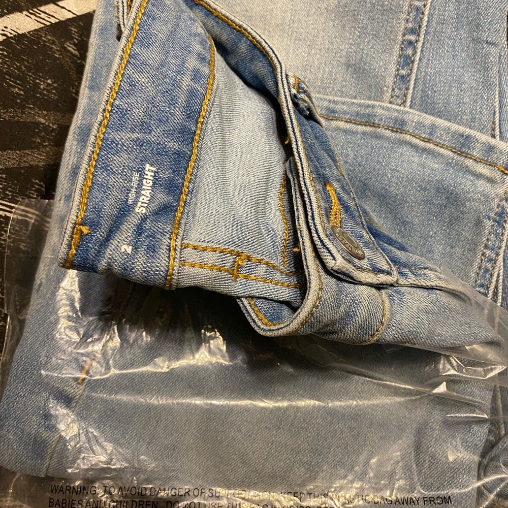 Old Navy Light Blue Straight Jeans
